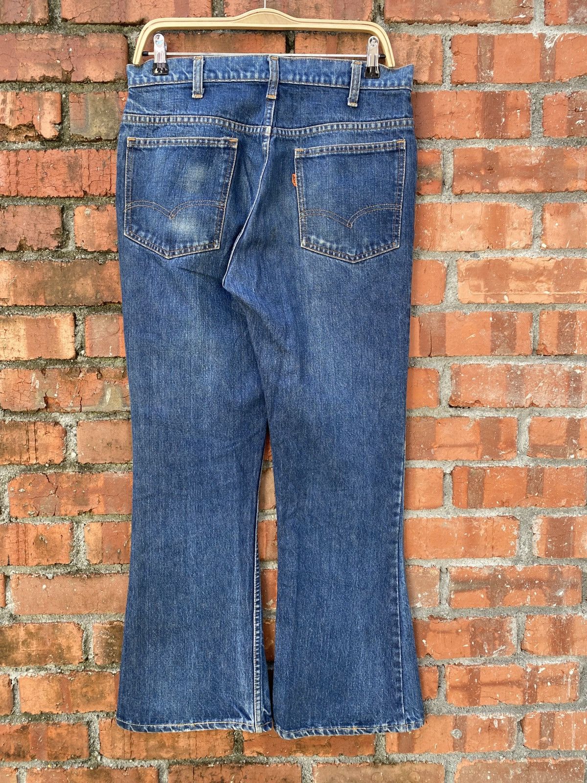 Levi's × Levi's Vintage Clothing × Vintage W33x29.5 Vintage levi's 646 flare bell bottom 70s oramge tab Size US 33 - 2 Thumbnail