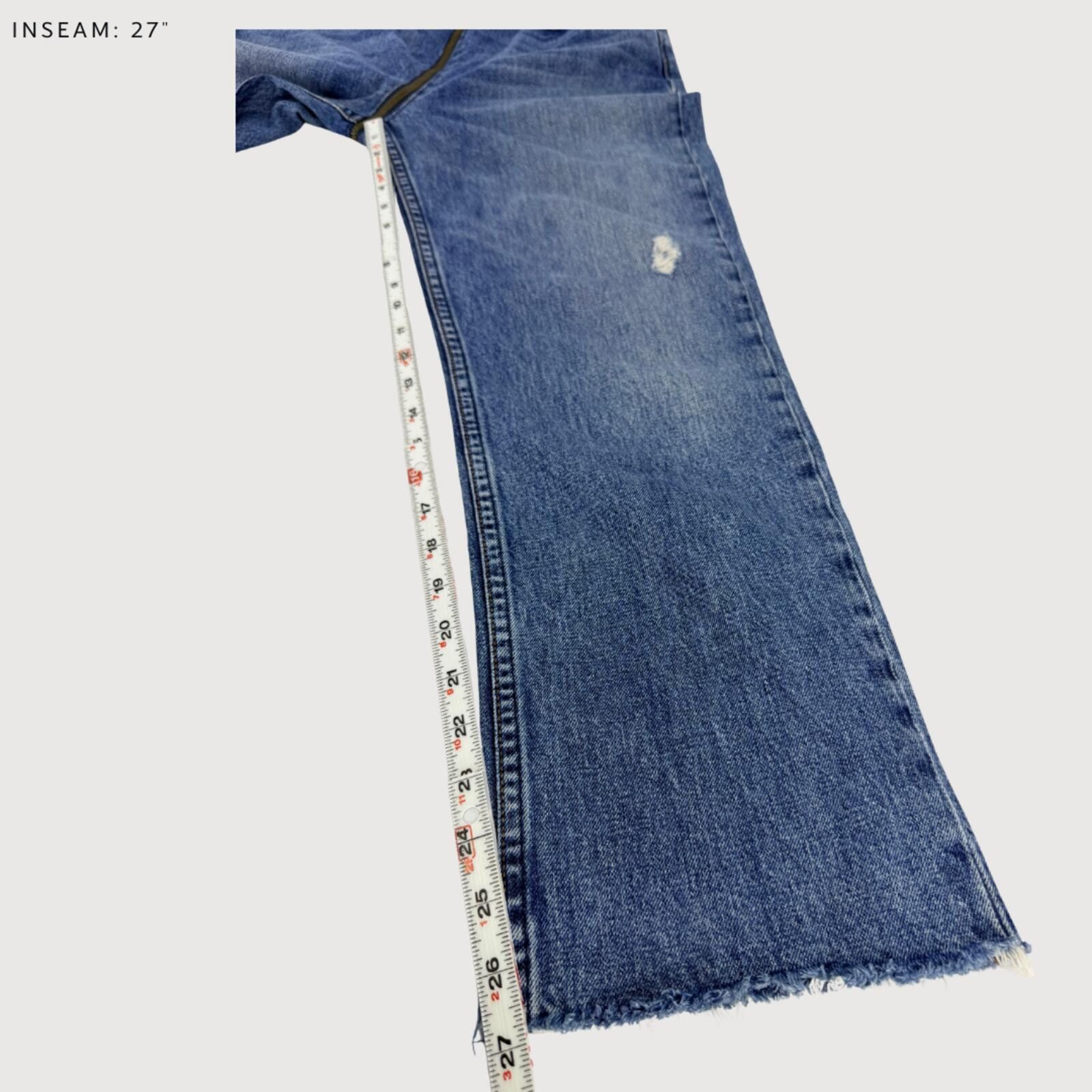 Other Reformation Zipper Jeans Medium Wash 28 Size 28" / US 6 / IT 42 - 8 Thumbnail
