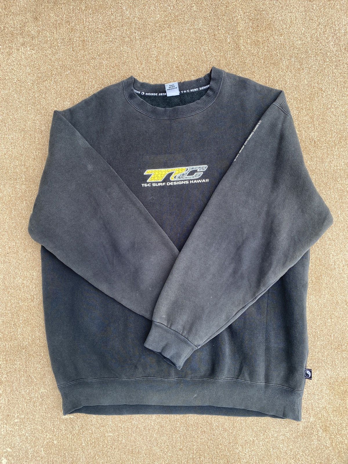 Maui and Sons × Vintage Vintage t&c sufr design crewneck sweatshirt Size US L / EU 52-54 / 3 - 15 Thumbnail