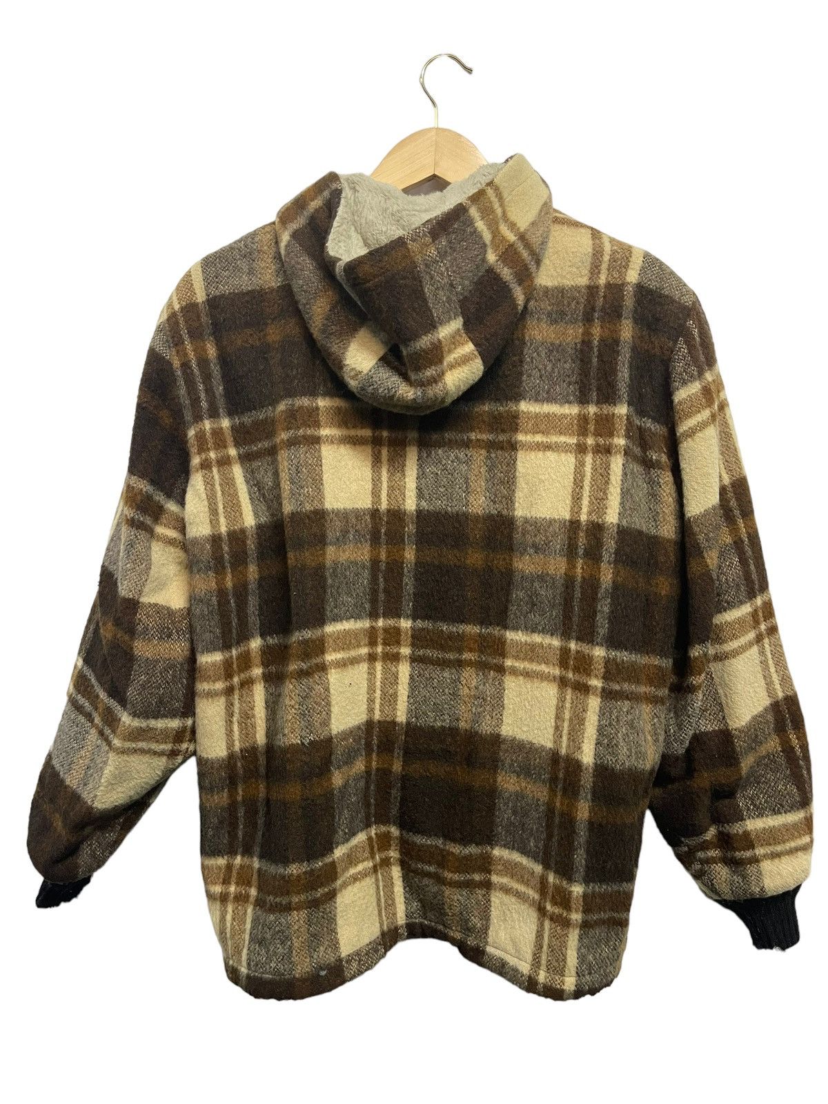Flannel × NHL HOCKEY JAC HOODED FLANNEL VARSITY JACKET #SKU-V33 DP1 Size US L / EU 52-54 / 3 - 6 Thumbnail