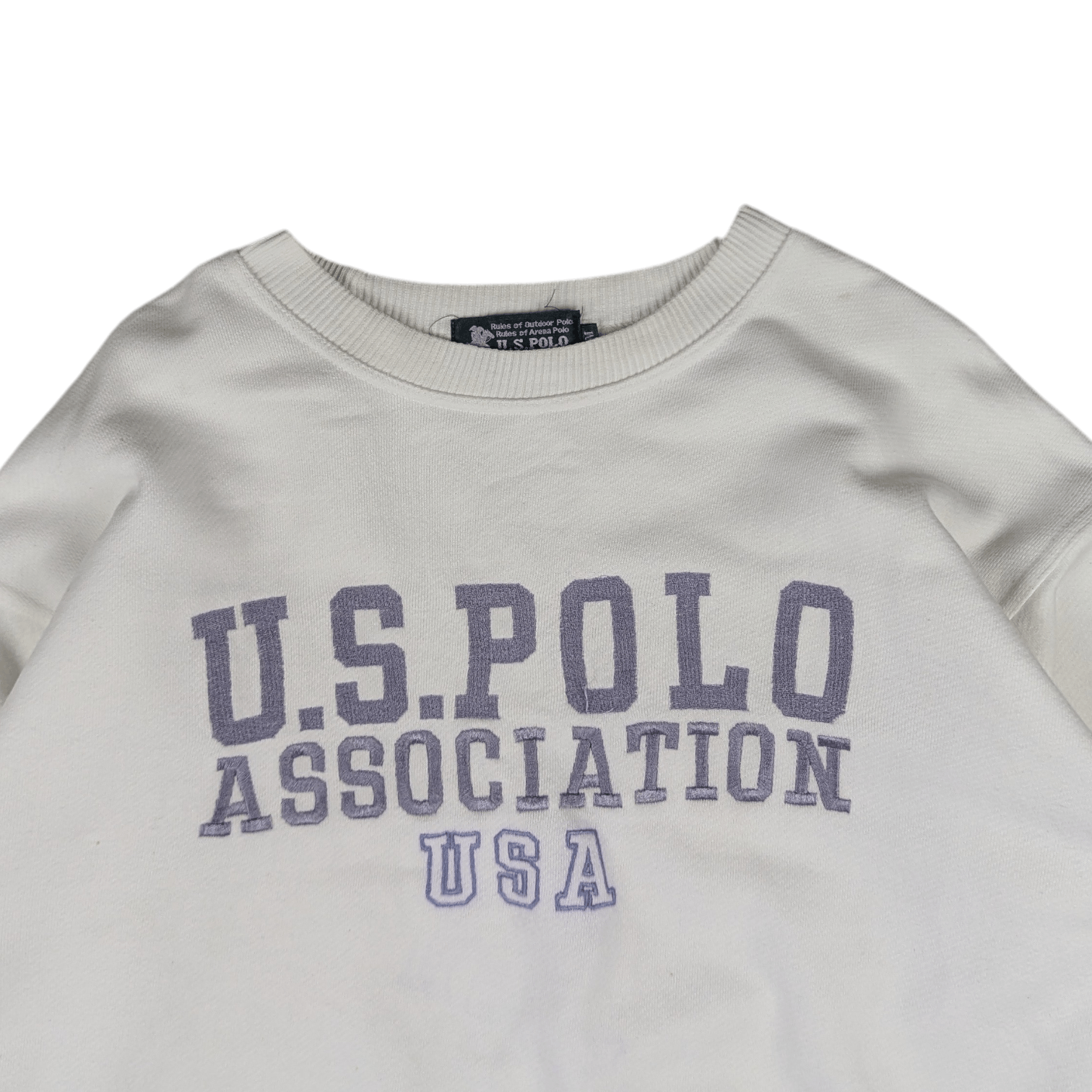 U.S. Polo Assn. Vintage 90's US POLO ASSOCIATION Big Logo Sweatshirts Size M / US 6-8 / IT 42-44 - 6 Thumbnail