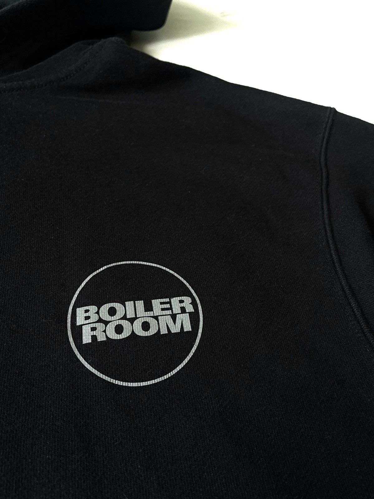 Boiler Room × Designer Boiler Room Men Black Hoodie Big Logo Size M Made Portugal Size US M / EU 48-50 / 2 - 6 Thumbnail