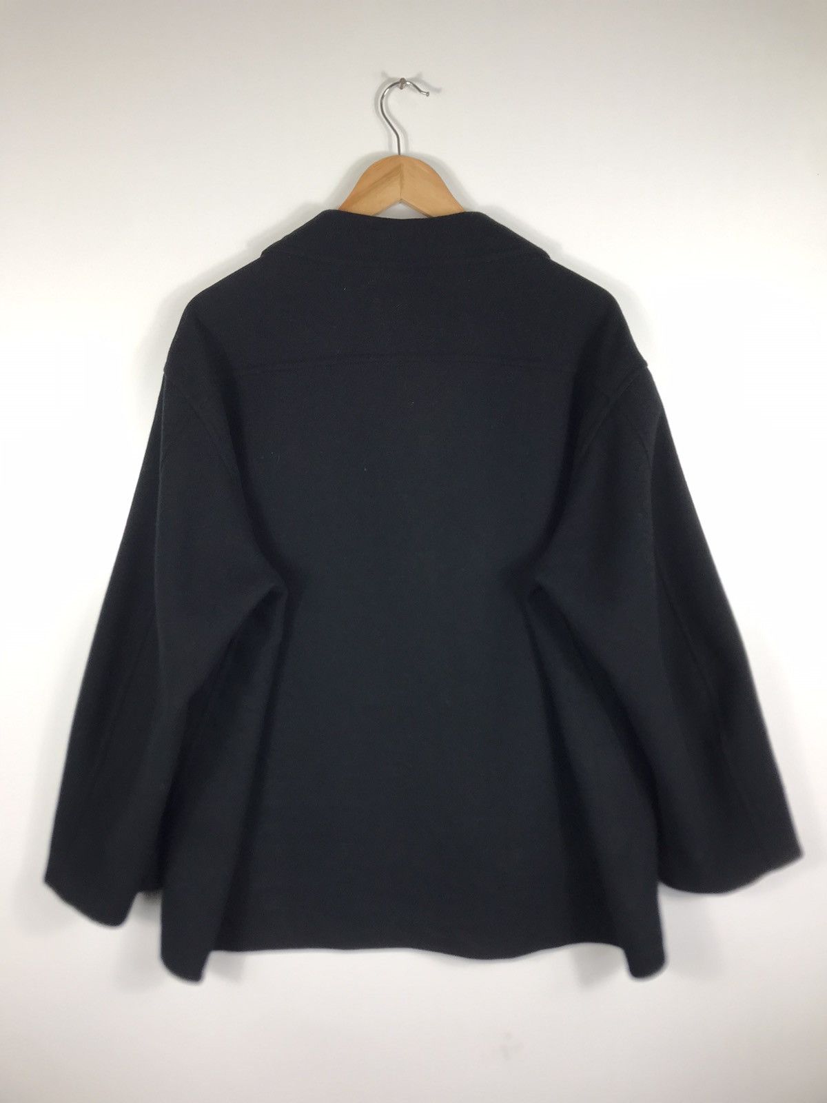 Jil Sander × Uniqlo 🔥Jil Sander Uniqlo Wool Button Cropped Coat Jacket Size US XL / EU 56 / 4 - 11 Thumbnail