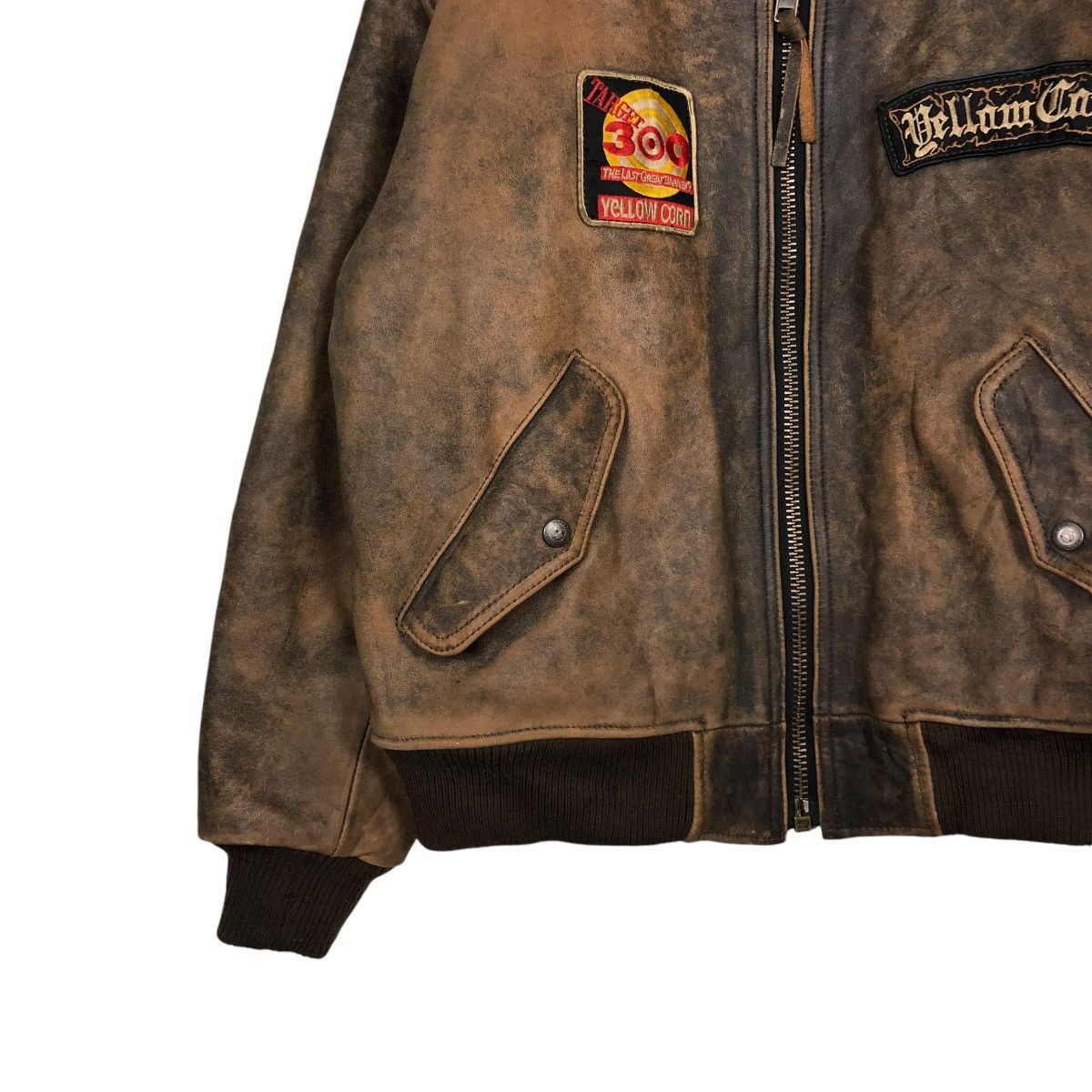 YELLOW CORN 🔥VINTAGE LEATHER JACKET YELLOW CORN TOKYO AOYAMA KADOYA Size US M / EU 48-50 / 2 - 9 Thumbnail