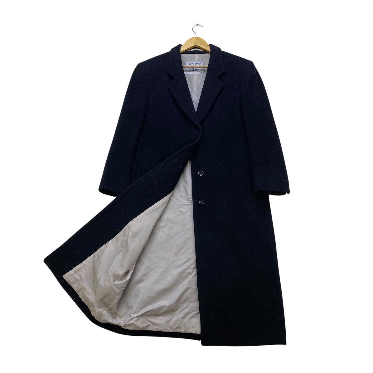 Burberry 🔥Vintage Burberrys Long Coat Wool and Cashmere Jacket Size M / US 6-8 / IT 42-44 - 1 Thumbnail