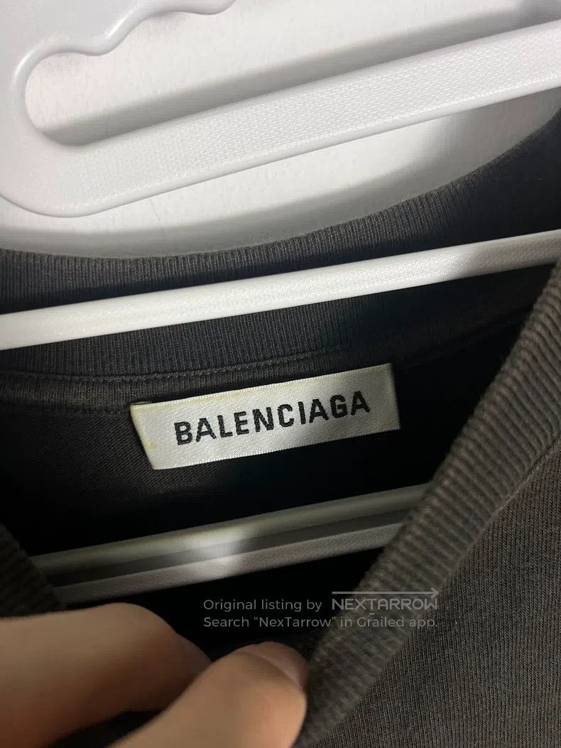 Balenciaga Balenciaga Back Embroidered Logo Short Sleeve Size US XS / EU 42 / 0 - 5 Thumbnail