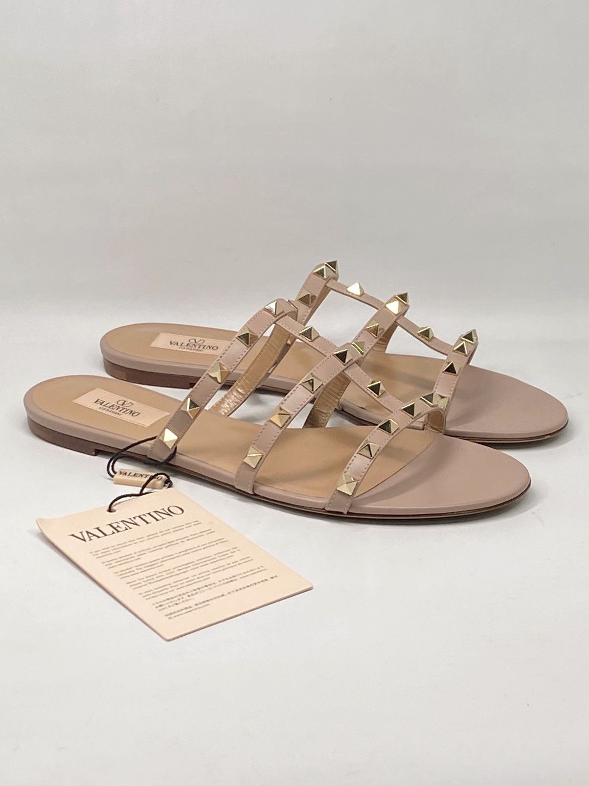 Valentino Valentino Garavani Rockstud Slide Sandal size 40.5 Size US 10.5 / IT 40.5 - 4 Thumbnail