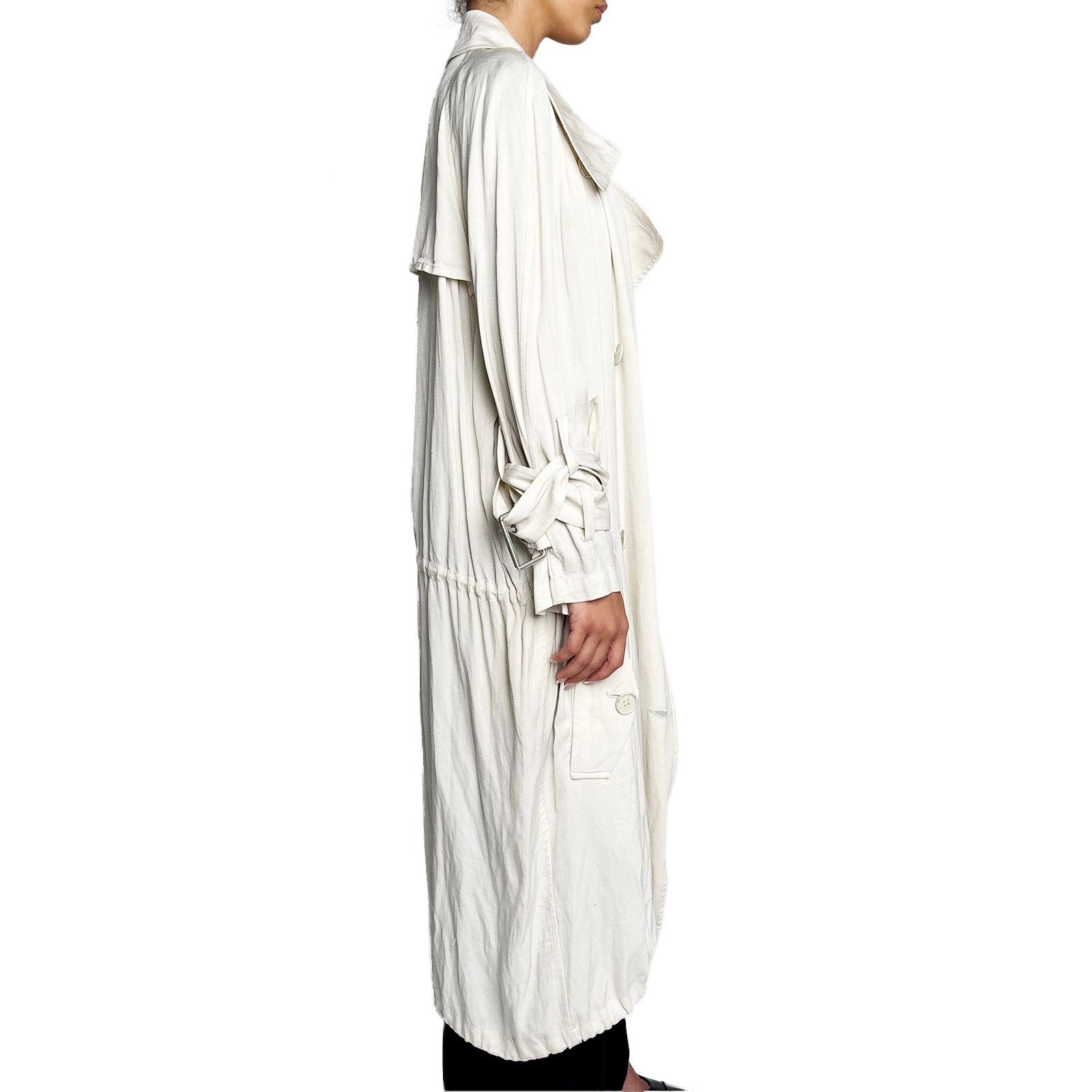 Acne Studios White trench Size XL / US 12-14 / IT 48-50 - 2 Thumbnail