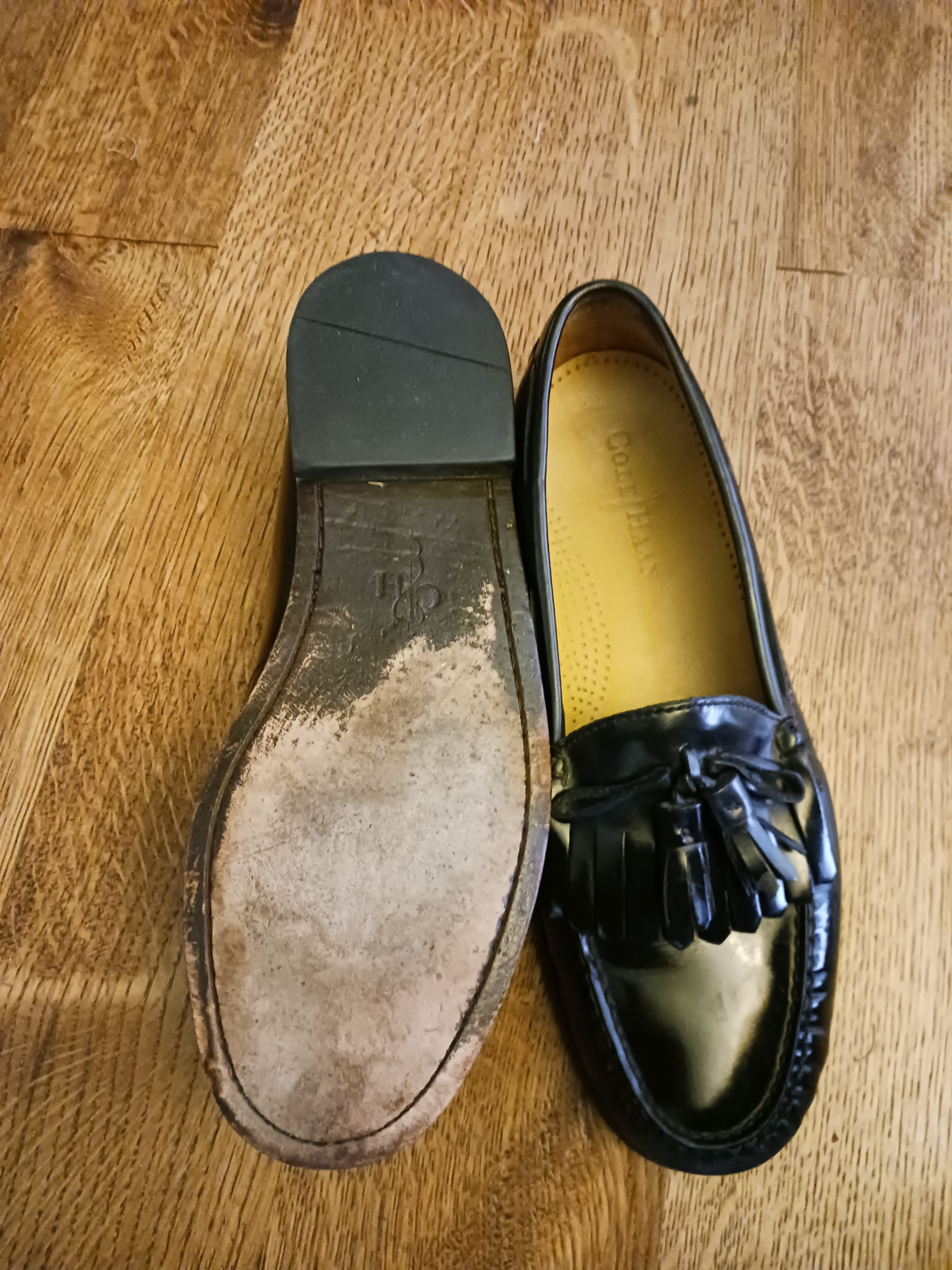 Cole Haan 100% Leather Tasseled Loafers Size US 10 / EU 43 - 3 Thumbnail