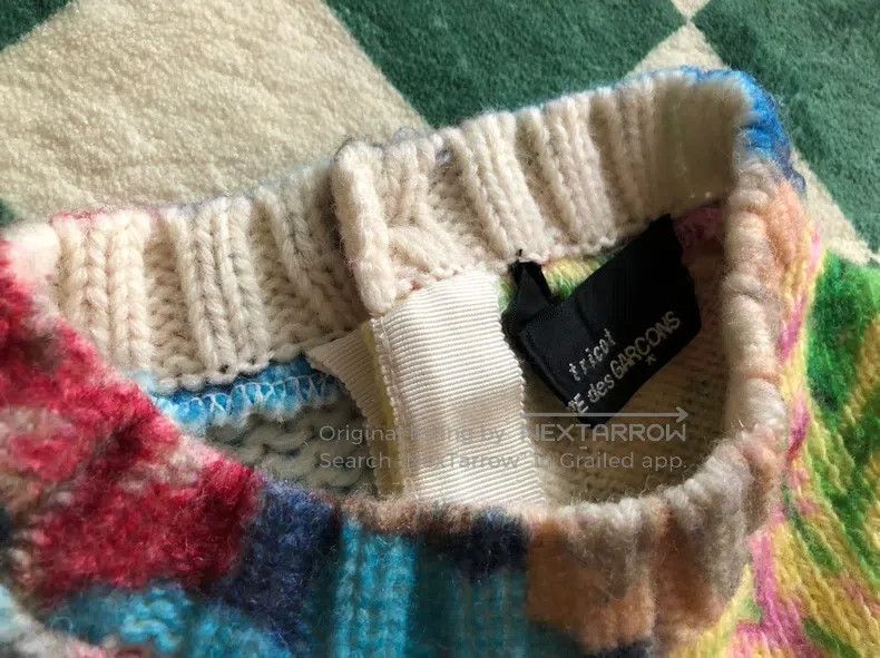 Comme des Garcons Comme Des Garcons size one-size-fits-all Printed knit swea Size S / US 4 / IT 40 - 4 Thumbnail