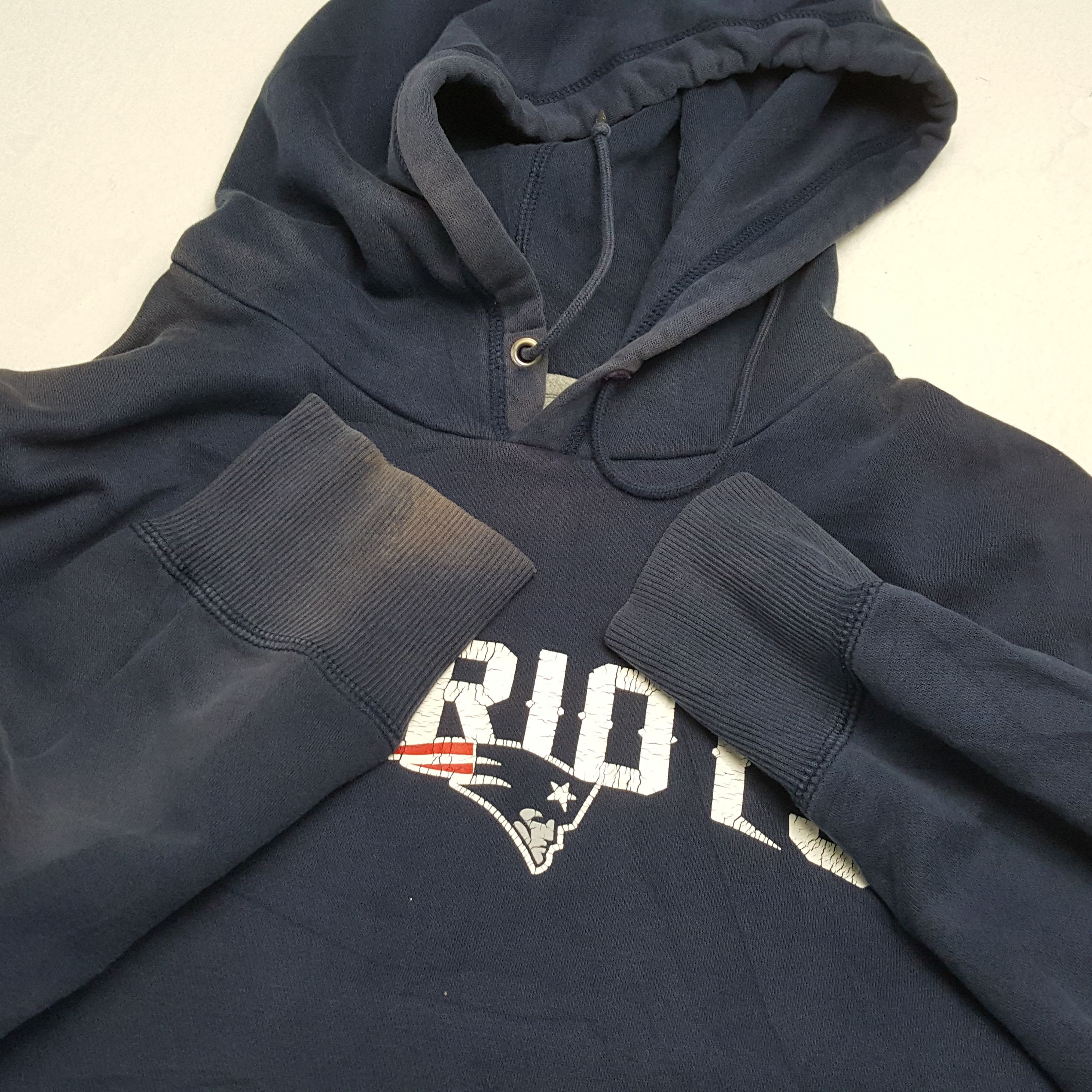 NFL × Nike × Vintage NIKE PATRIOTS NFL American Football Team Hoodies Size US XXL / EU 58 / 5 - 9 Thumbnail