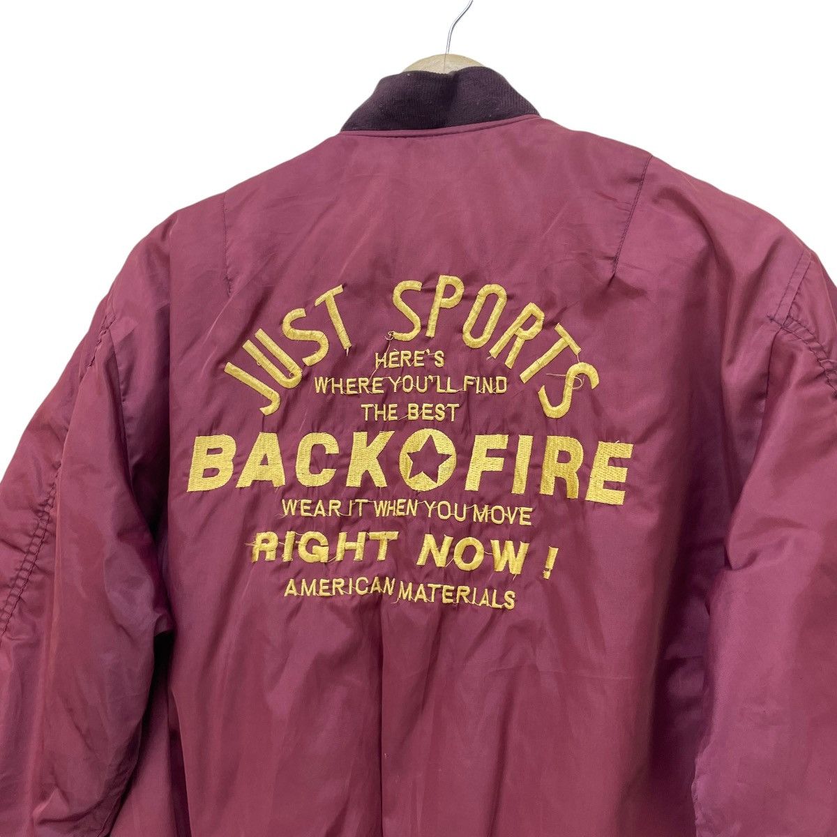 Alpha Industries 🗣️Vintage Bomber Maroon Ma 1 Jacket Size US M / EU 48-50 / 2 - 7 Thumbnail