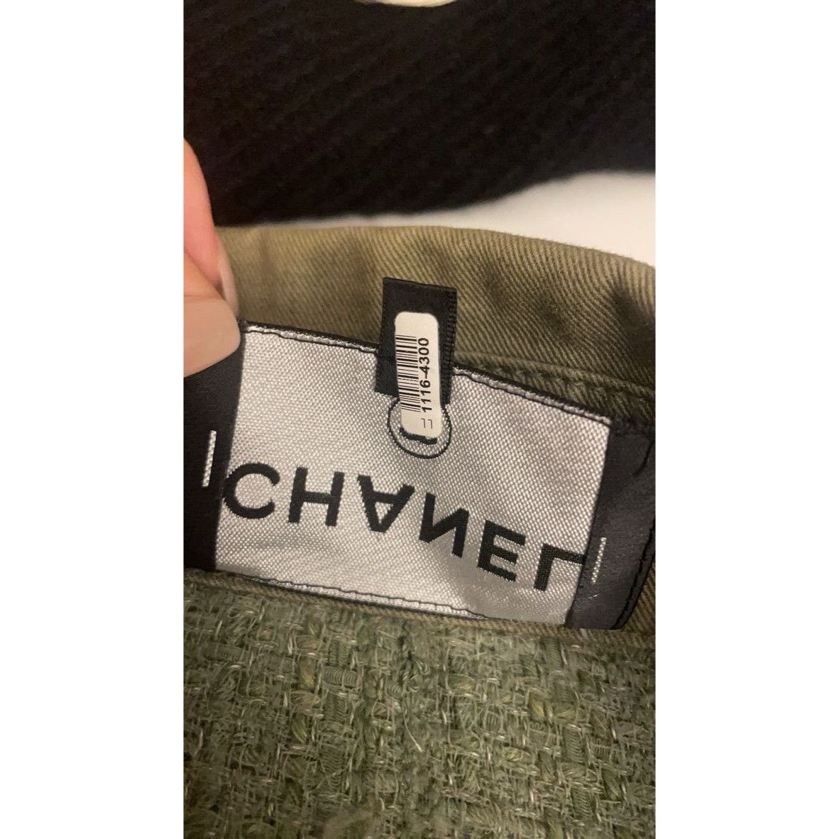 Chanel Chanel Military-Inspired Olive Green Jacket With Textured Tw Size XXS / US 00 / IT 34 - 12 Thumbnail
