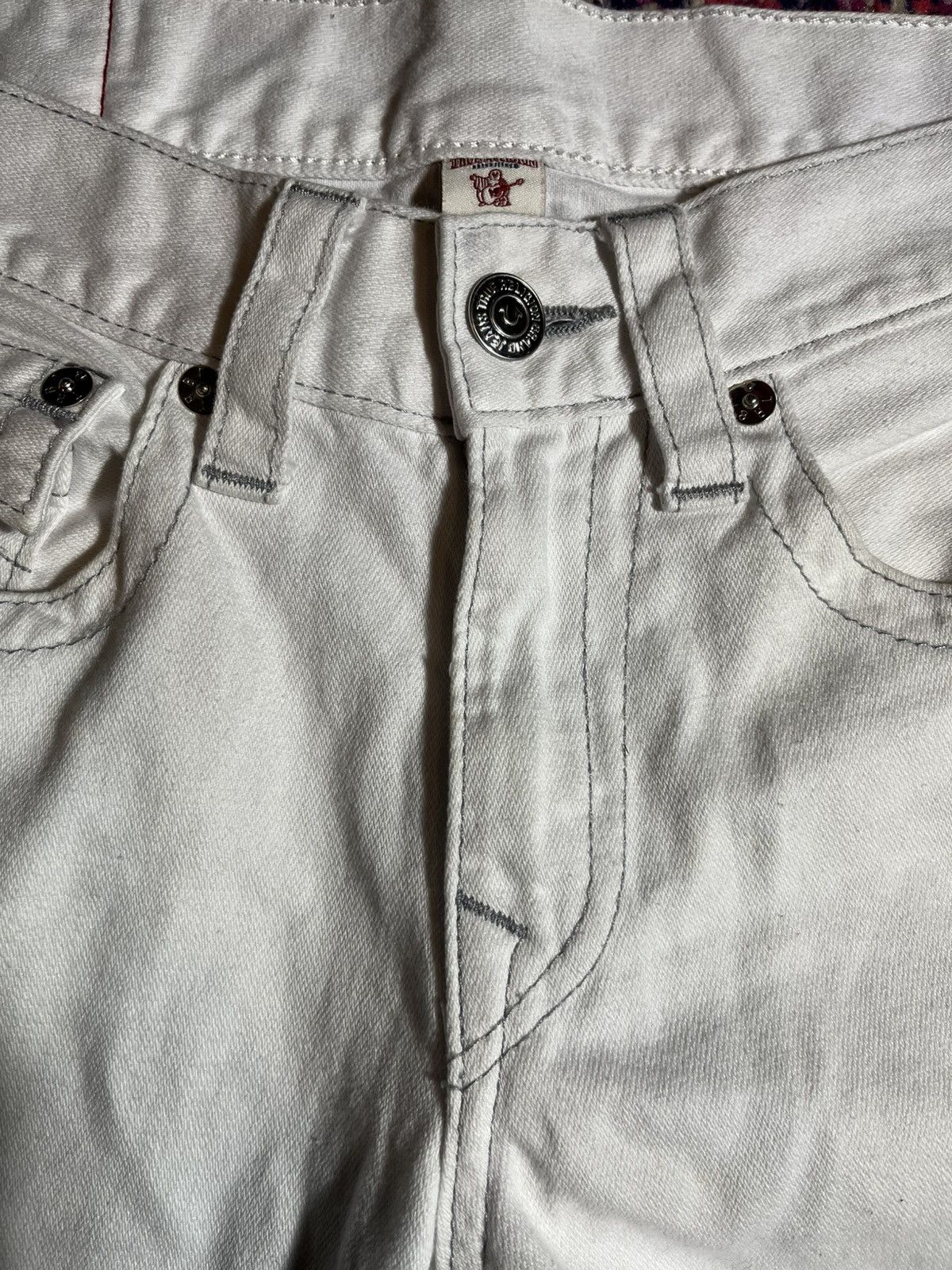 True Religion Y2K True Religion White Jeans 31 Size US 31 - 6 Thumbnail