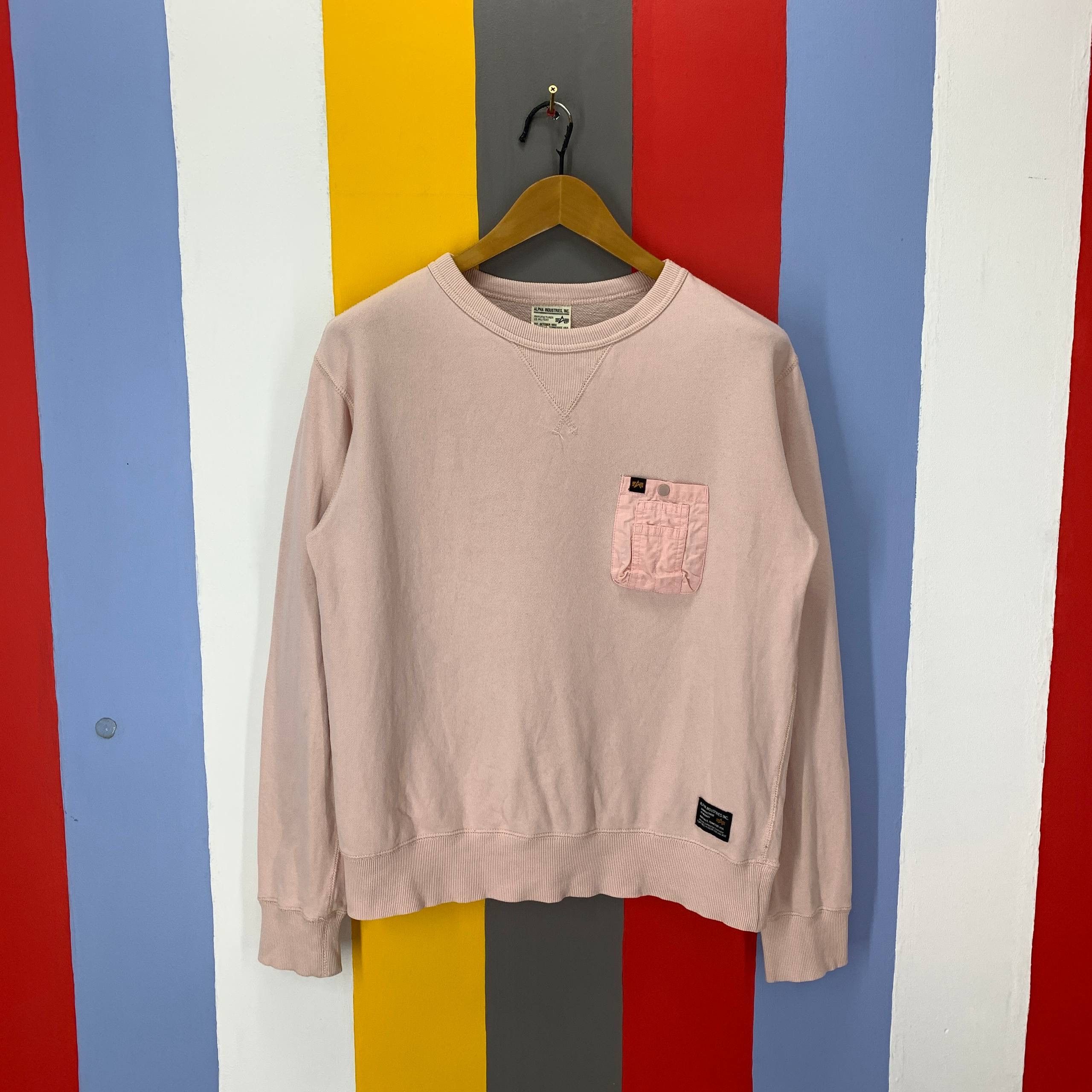 Alpha Industries ALPHA INDUSTRIES Crew Neck Sweatshirt #2580/V Size US M / EU 48-50 / 2 - 1 Thumbnail