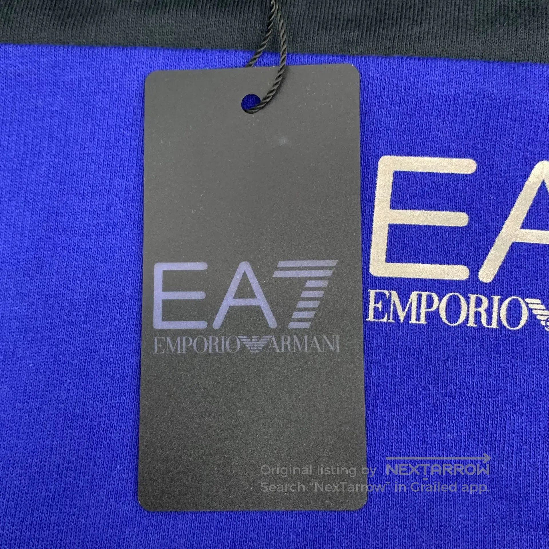 Armani Armani Color block logo print cotton crew neck long sleeve Size US M / EU 48-50 / 2 - 6 Thumbnail