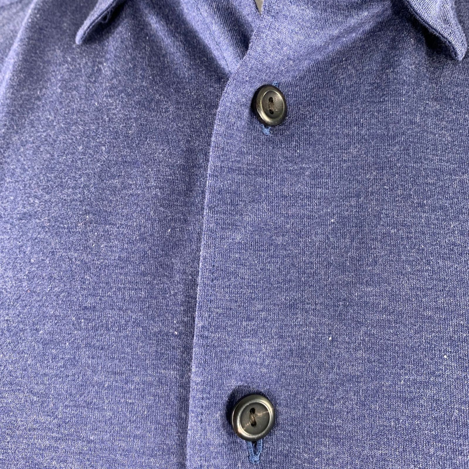 Eton ETON Size M Blue Cotton Long Sleeve Shirt Size US M / EU 48-50 / 2 - 4 Thumbnail