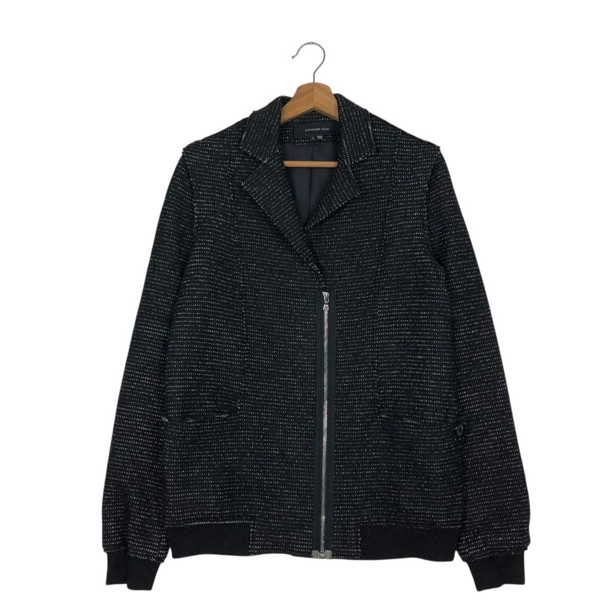 Alexander Wang 🔥ASYMETRICAL ZIPPER WOOL BOMBER JACKET ALEXANDER WANG Size US M / EU 48-50 / 2 - 3 Thumbnail