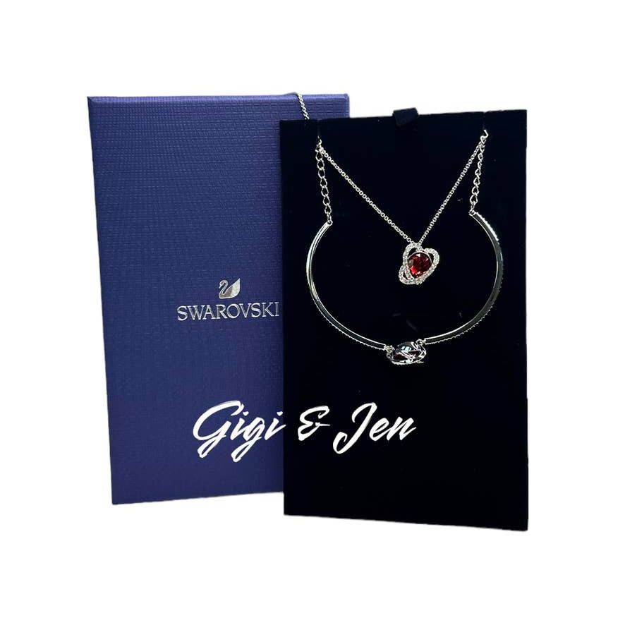 Swarovski Swarovski Outstanding Necklace and Bracelet Jewelry Set Size ONE SIZE - 2 Thumbnail