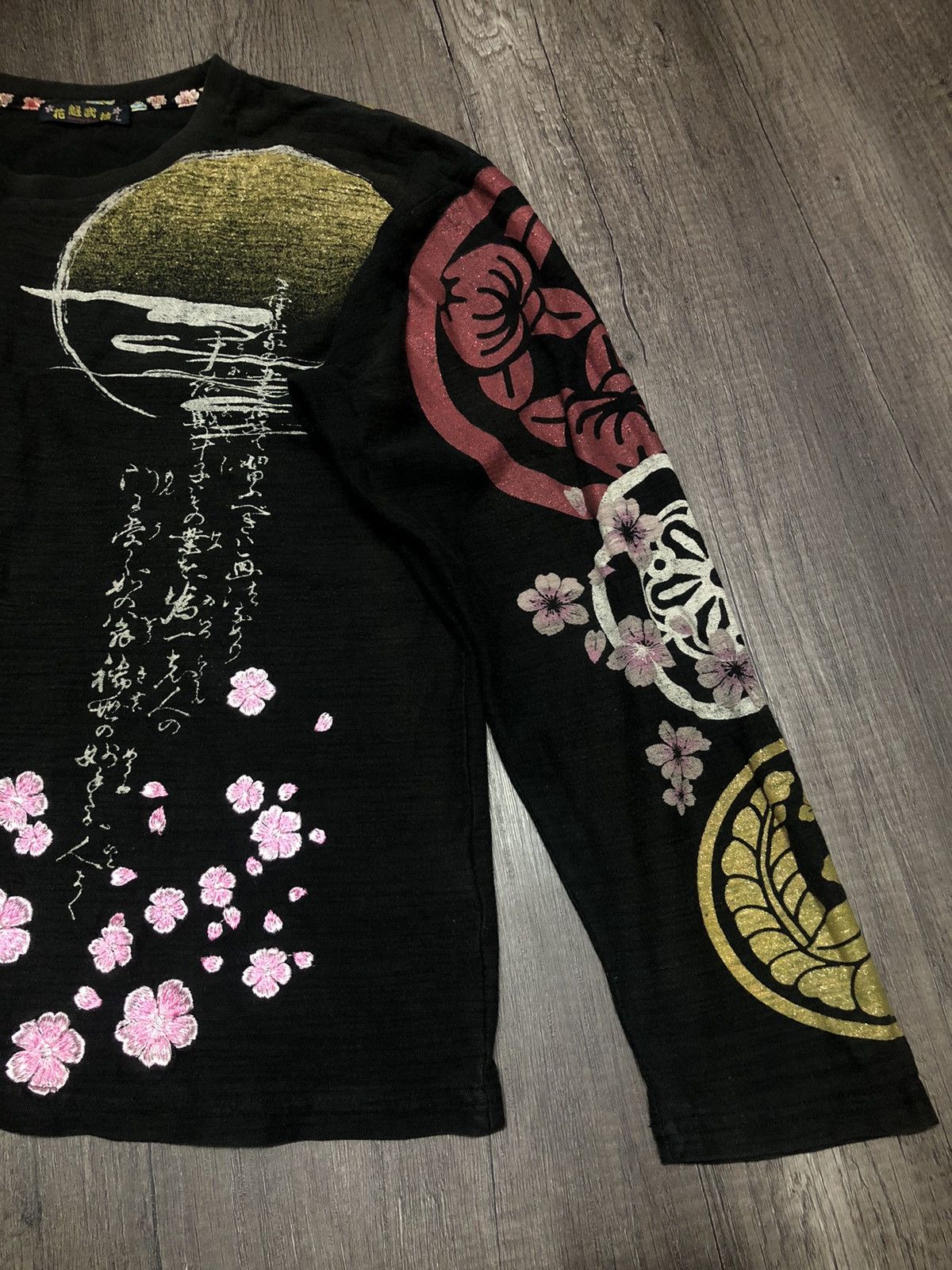 Japanese Brand Japanese Brand Sukajan Style Long Sleeve Tee Shirt Size US L / EU 52-54 / 3 - 12 Thumbnail