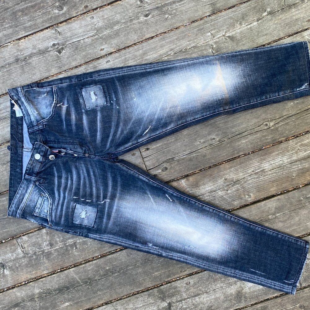 Dsquared2 Vintage DSQuared2 Designer Denim Jeans Size 48 MultiFade Gr Size US 34 / EU 50 - 2 Thumbnail