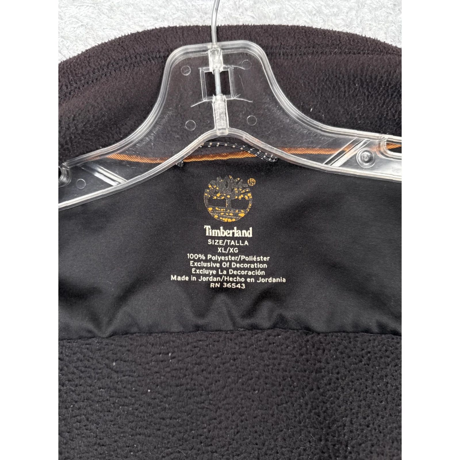 Timberland TIMBERLAND Jacket Mens XL Black Fleece Full Zip Stand Collar Outdoor Casual Size US XL / EU 56 / 4 - 3 Thumbnail
