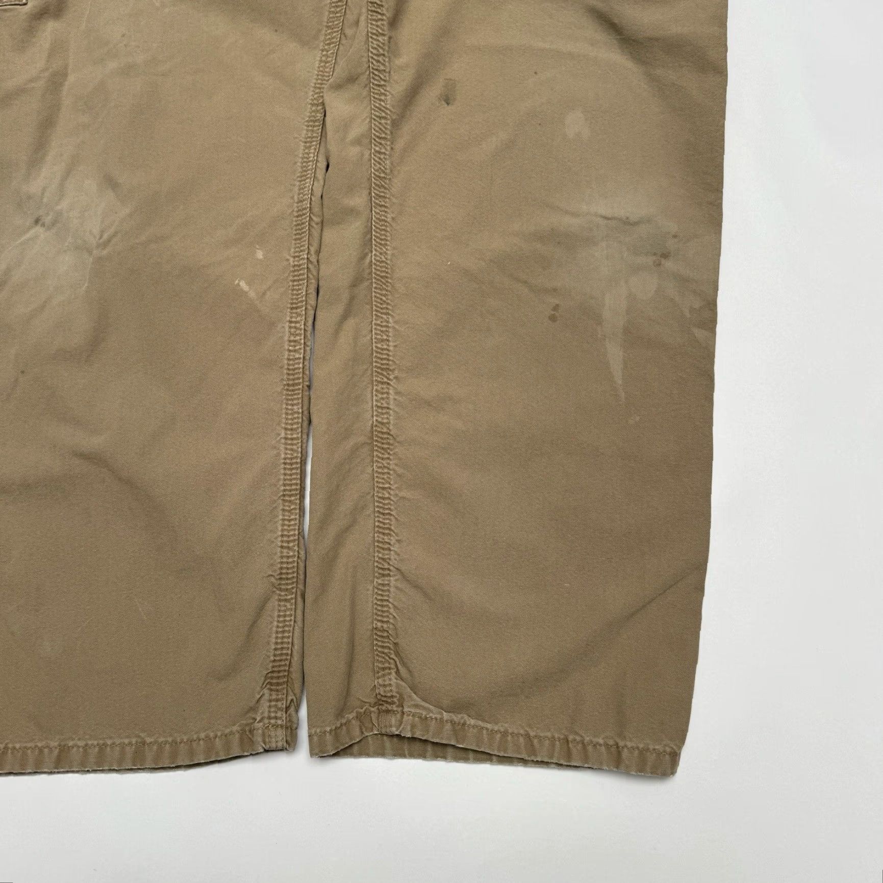 Carhartt Carhartt Carpenter Pants Work Wear Brown Distressed Men 40x30 DKH B151 Style Brown? Size US 40 / EU 56 - 3 Thumbnail