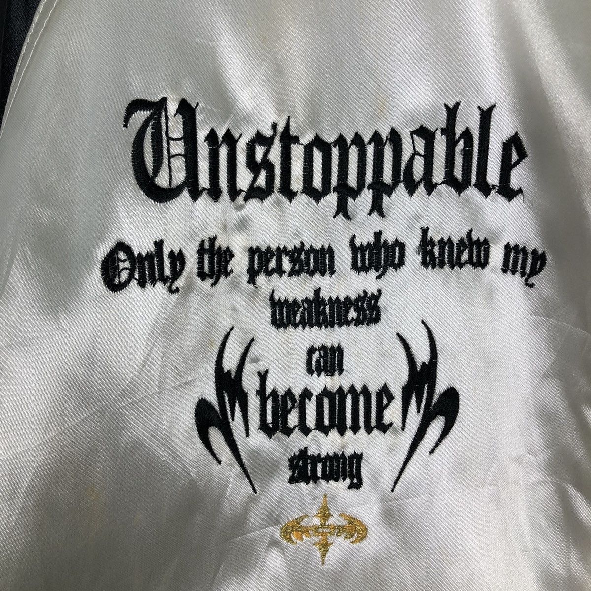 Japanese Brand 🔥Vintage Sukajan Jacket Unstoppable inspire Chrome Hearts Size US L / EU 52-54 / 3 - 19 Thumbnail