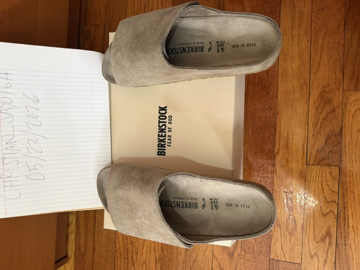 Birkenstock × Fear of God fear of god x birkenstock Los feliz taupe EU 41 men Size US 8 / EU 41 - 6 Thumbnail