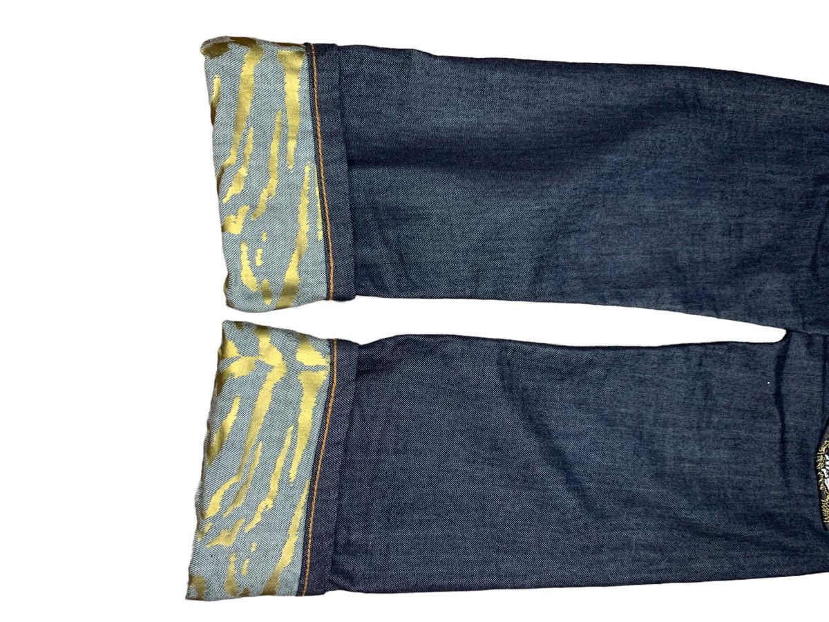 Japanese Brand Nipponblue Oniarai dragon vs tiger multipocket sukajan jeans Size US 32 / EU 48 - 7 Thumbnail