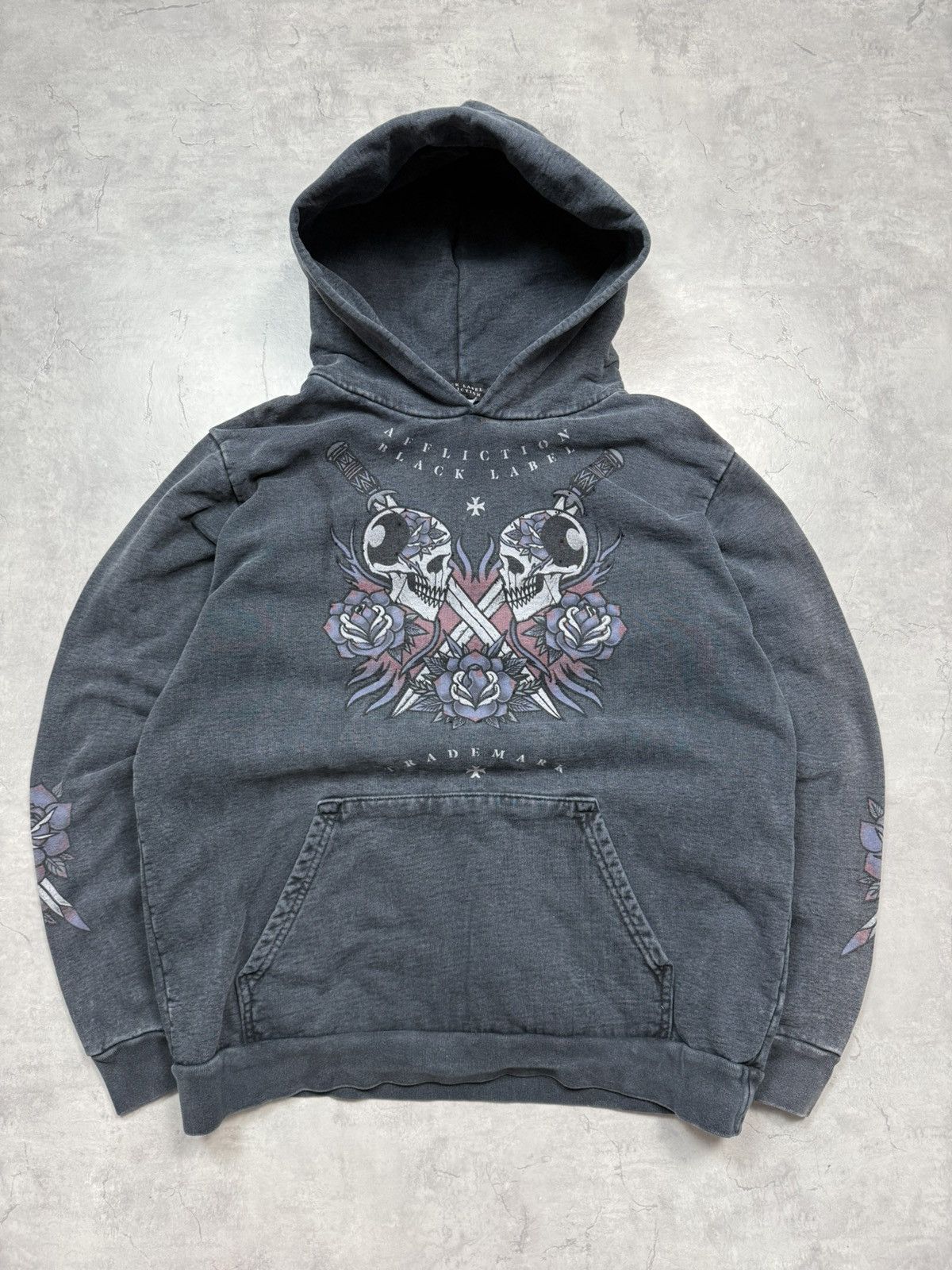 Affliction Affliction Vintage Hoodie Size US XL / EU 56 / 4 - 1 Thumbnail