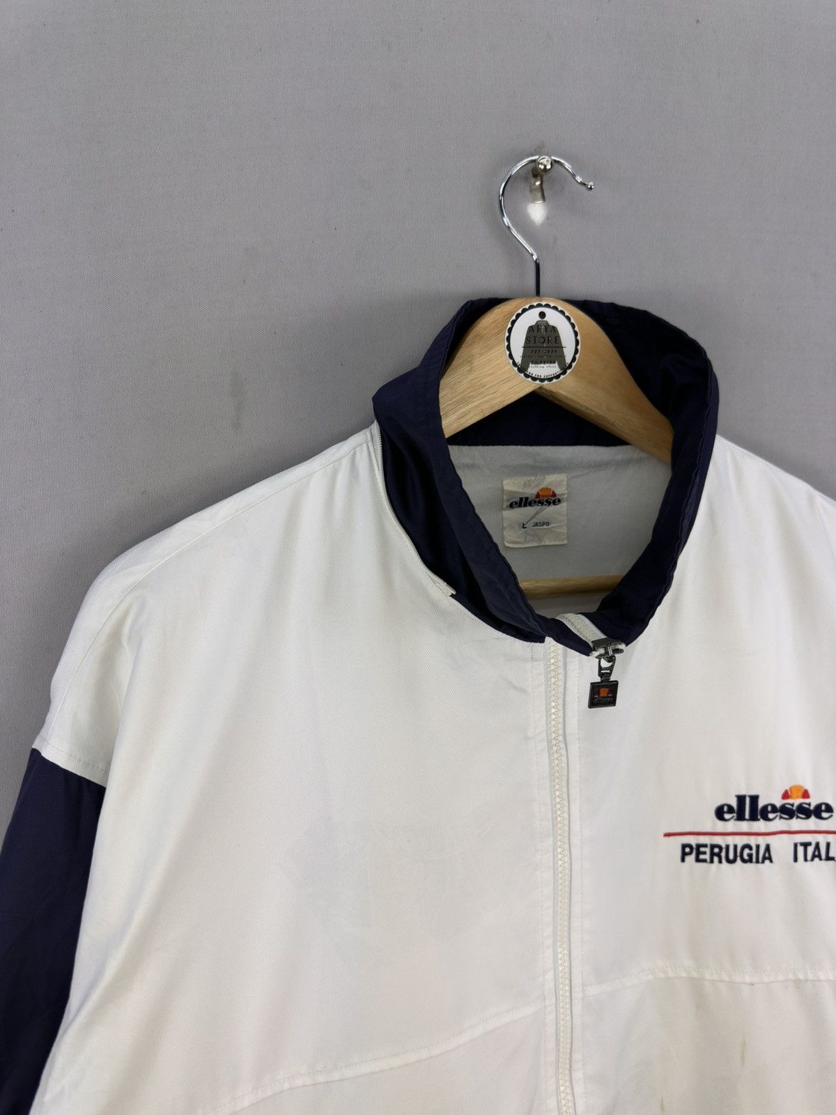 Ellesse Ellesse Perugia Italia Windbreaker Jacket Size US XL / EU 56 / 4 - 2 Thumbnail