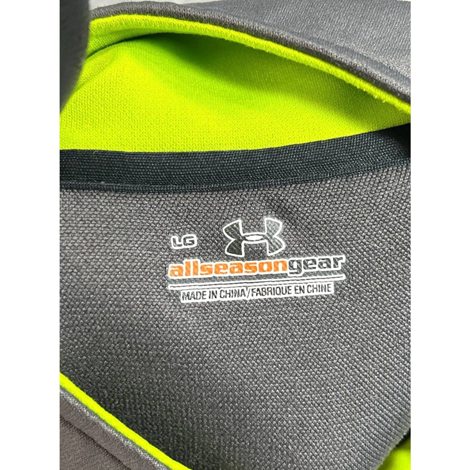 Under Armour Under Armour Jacket Mens L Gray Green All Season Gear Full Zip Size US L / EU 52-54 / 3 - 3 Thumbnail