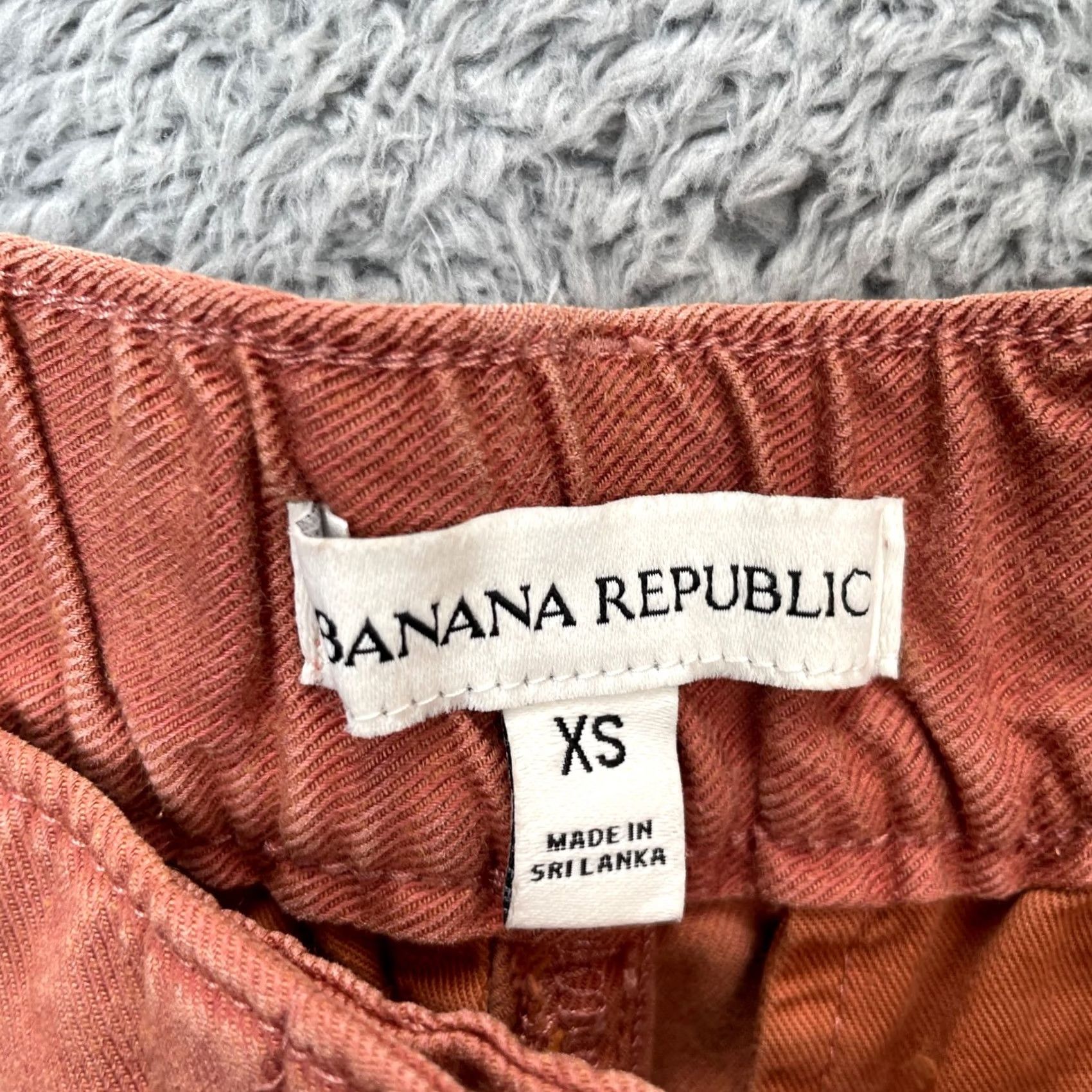 Banana Republic Banana Republic Shorts Womens XS Orange Rust High Rise Casual Cotton Preppy Sailor Pockets 4in Inseam Summer Spring Mens/Womens? Size 26" / US 2 / IT 38 - 4 Thumbnail