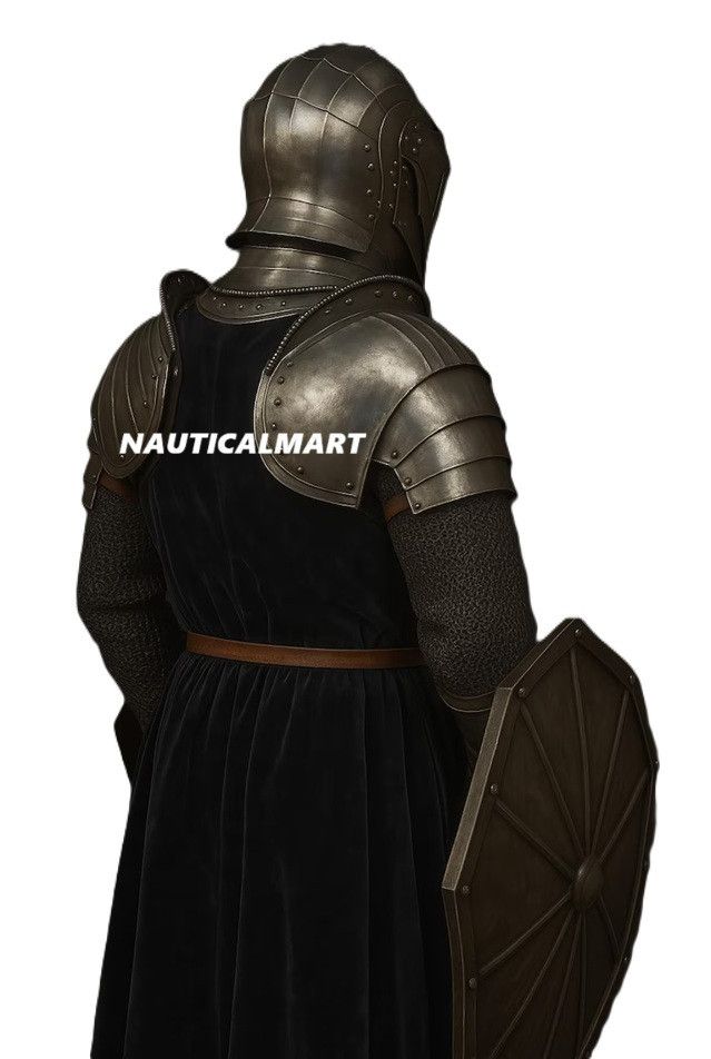 Other Handmade Medieval Knight Half Armor Suit: Dark Soul Size ONE SIZE - 3 Thumbnail