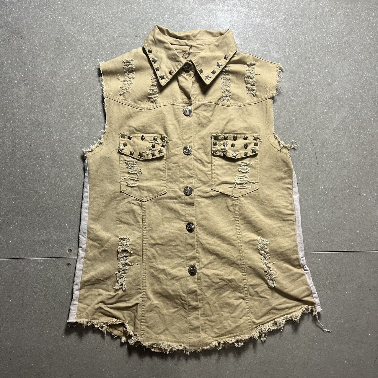 If Six Was Nine × Le Grande Bleu (L.G.B.) Unknown Brand Rocker Punk Style Denim Jacket Size US M / EU 48-50 / 2 - 1 Thumbnail