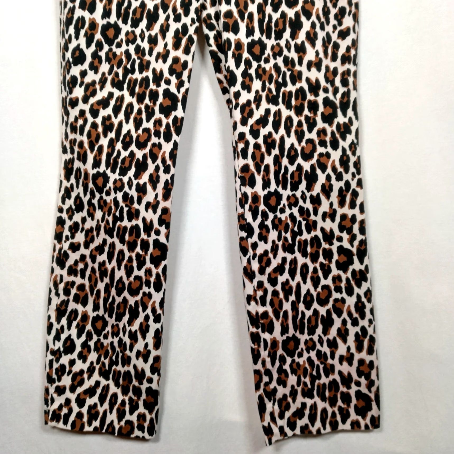 J.Crew J.Crew Women Pants Size 6 Ankle Leopard and Cat Print Stretch Twill Casual & Party Size 28" / US 6 / IT 42 - 4 Thumbnail