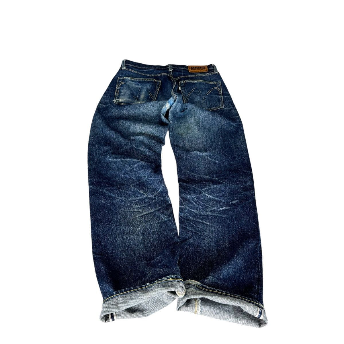 Indigo ⚡️MABO 14oZ PURE INDIGO DENIM JEANS PANTS Size US 30 / EU 46 - 9 Thumbnail