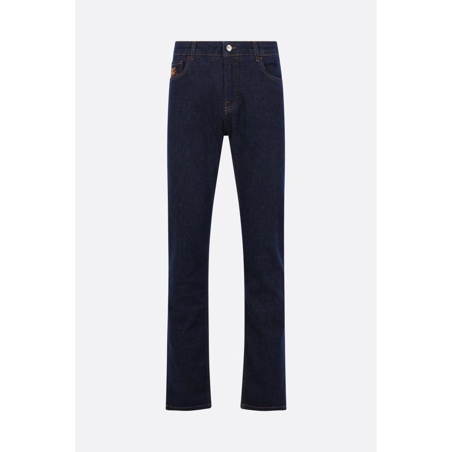 Etro ETRO Blue Stretch Denim Regular Fit Jeans New & Authentic (M Size US 33 - 1 Thumbnail