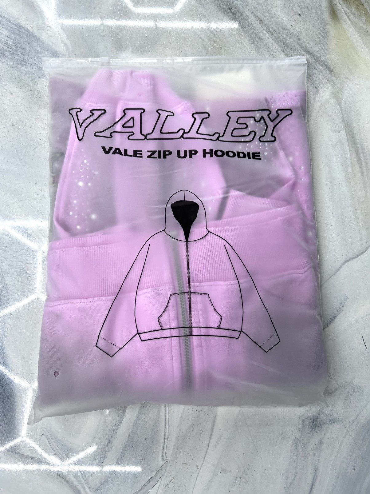 Vale Vale Pink Venus Crystal Cluster Zip Up Hoodie Size L Size US L / EU 52-54 / 3 - 20 Thumbnail