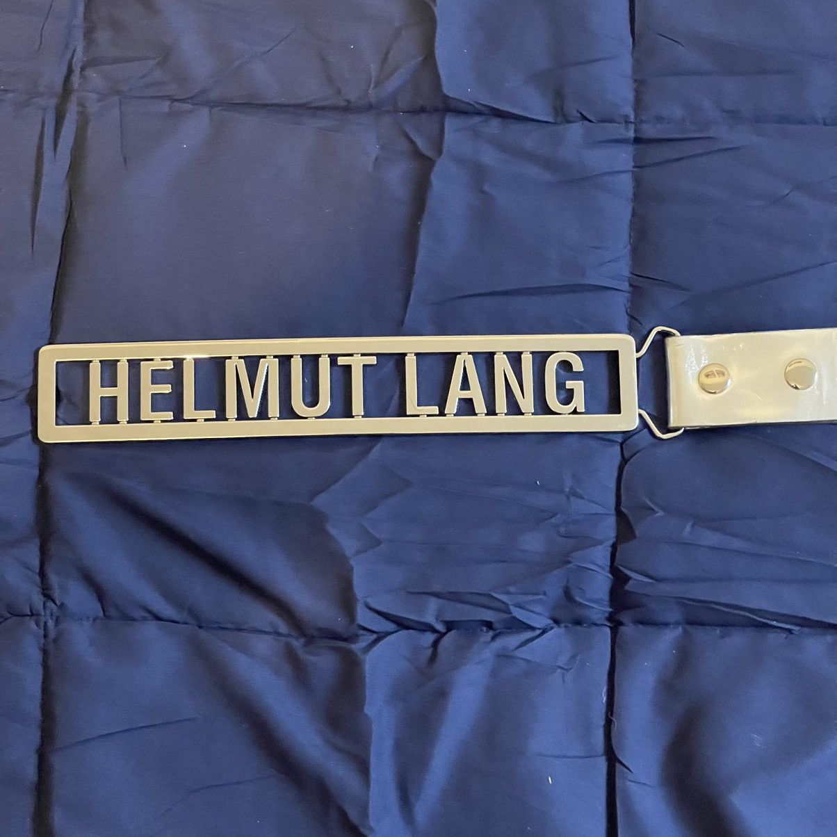 helmut lang chain belt