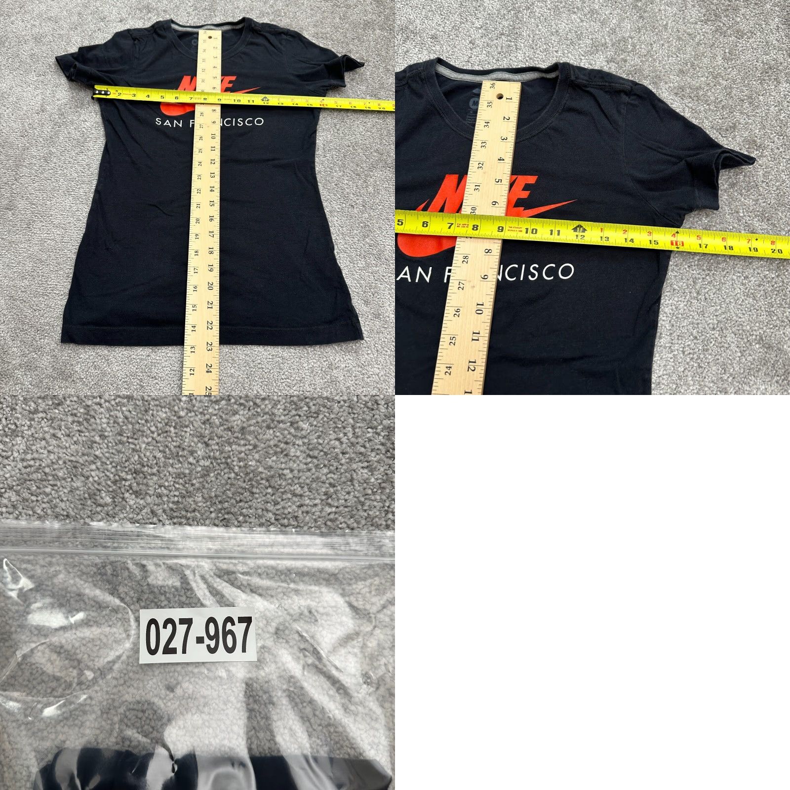 Nike Nike Slim Fit Graphic T‑Shirt Womens Medium Black Short Sleeve Crew Neck Cotton Tee Size M / US 6-8 / IT 42-44 - 8 Thumbnail