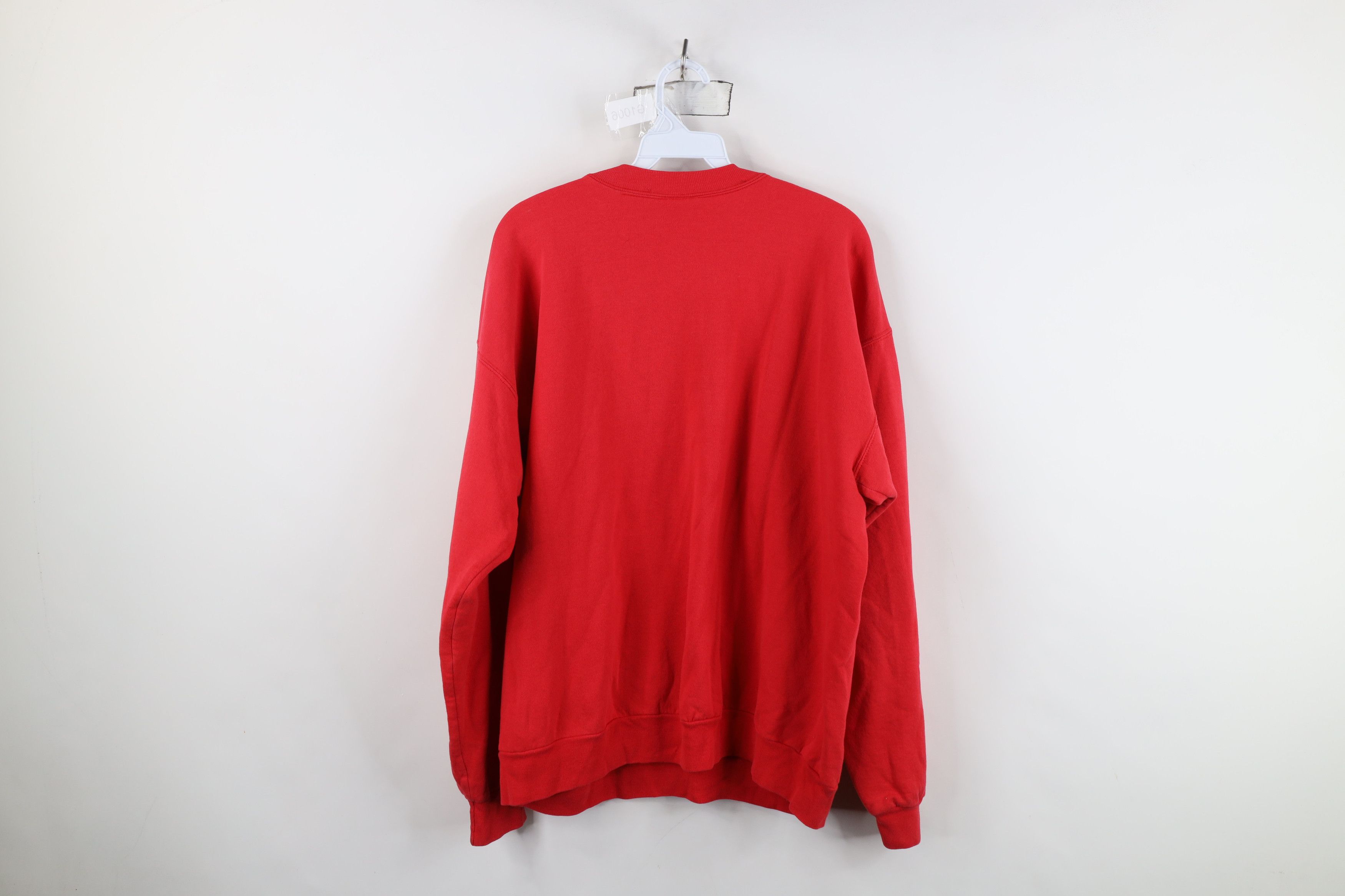 Vintage Vintage 90s Spell Out Ohio State University Sweatshirt Red Size US L / EU 52-54 / 3 - 12 Thumbnail
