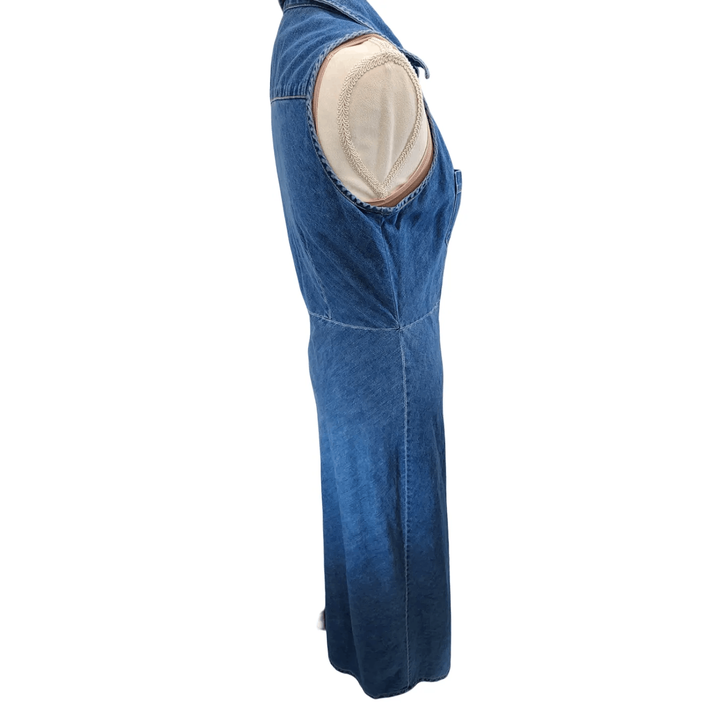 Guess Guess. Y2K Sleeveless Maxi Denim Dress. Size: Medium Size M / US 6-8 / IT 42-44 - 5 Thumbnail