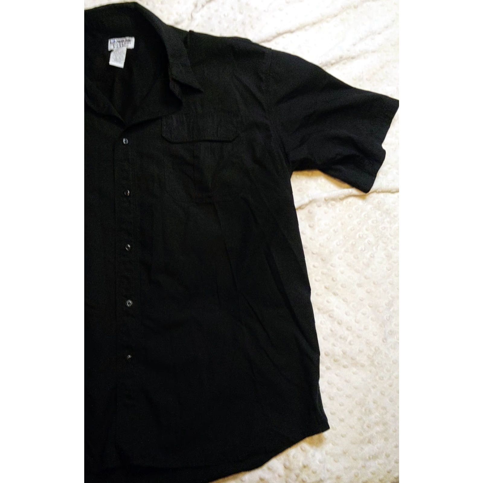 Vintage VINTAGE LA Police Gear Short Sleeve Button-Up Tactical Field Shirt Mens XL Black Size US XL / EU 56 / 4 - 2 Thumbnail