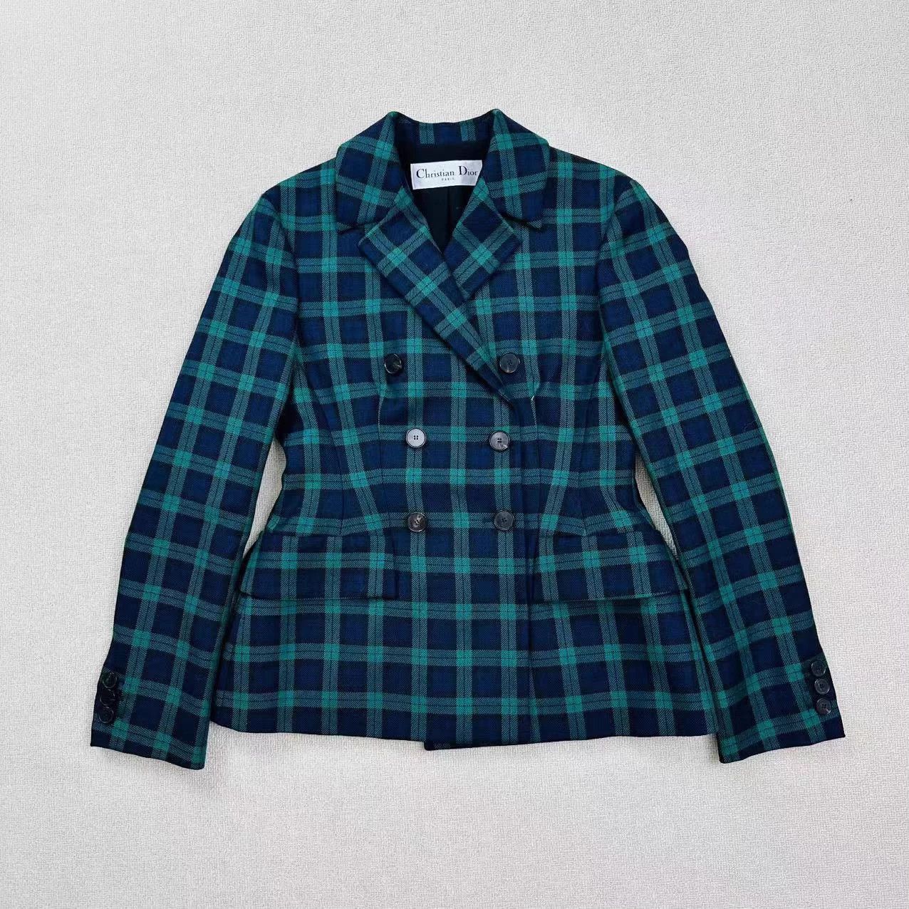 Dior DIOR houndstooth blazer 38 like new Size S / US 4 / IT 40 - 1 Thumbnail
