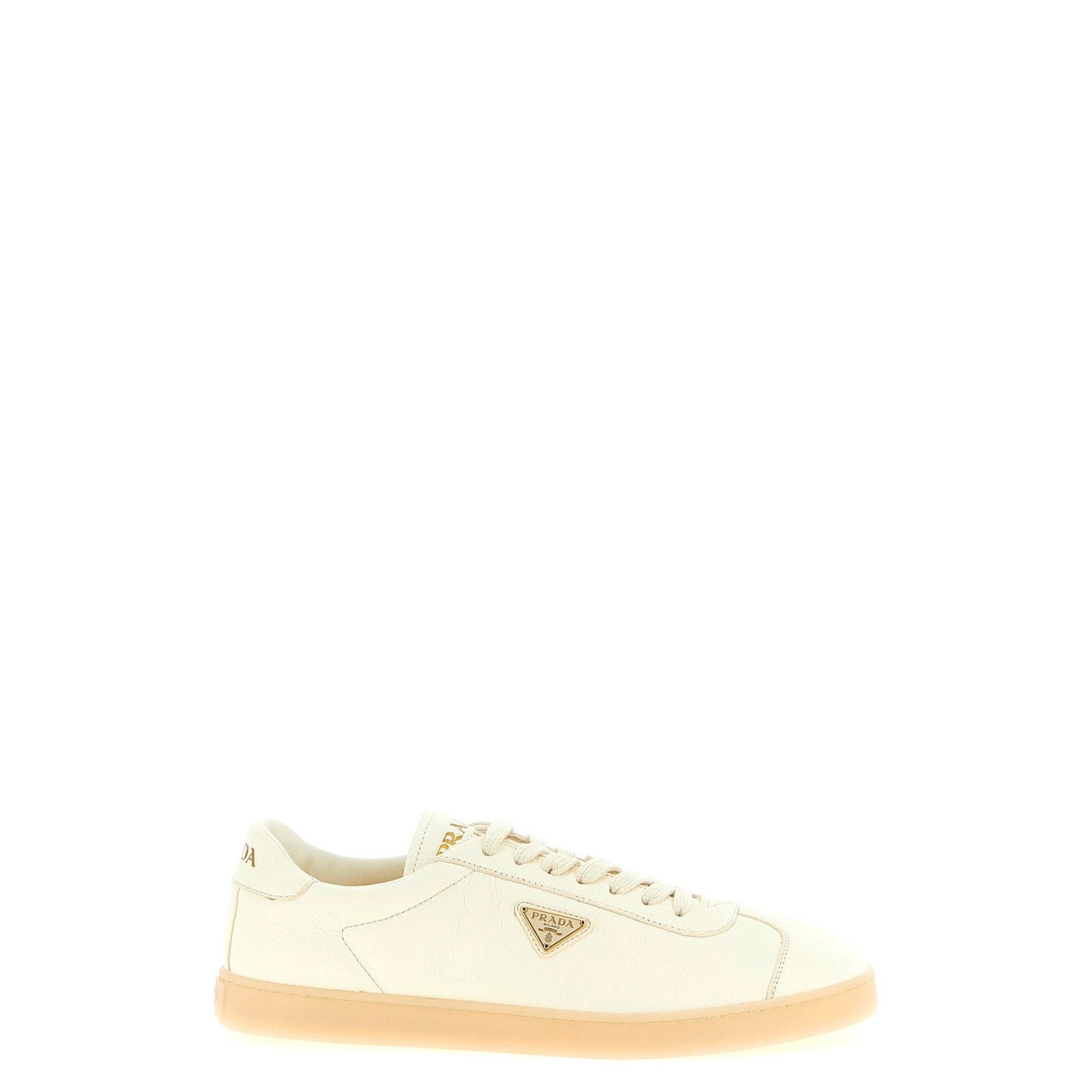 Prada PRADA Downtown Ivory Leather Sneakers New And Authentic (Men Size US 9.5 / EU 42-43 - 1 Thumbnail