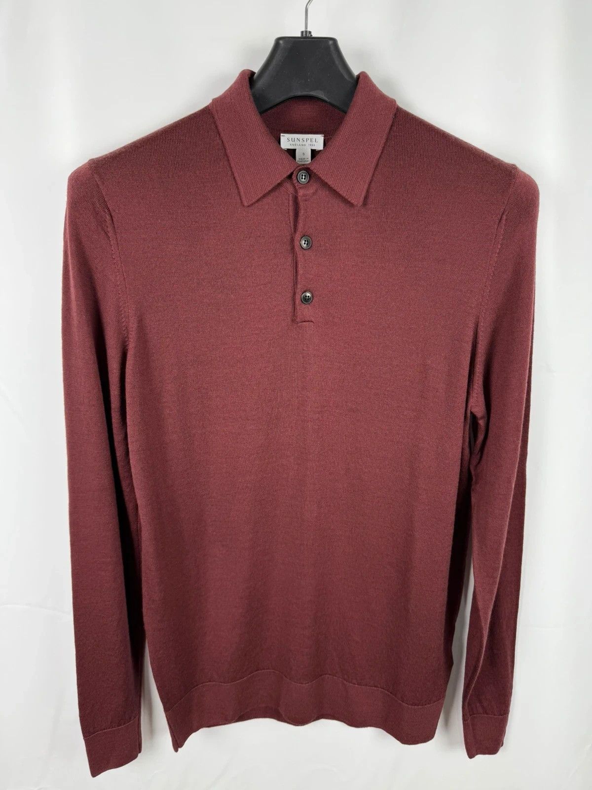 Sunspel Sunspel England 1860 Merino Wool Pullover Collared size S Size US S / EU 44-46 / 1 - 1 Thumbnail