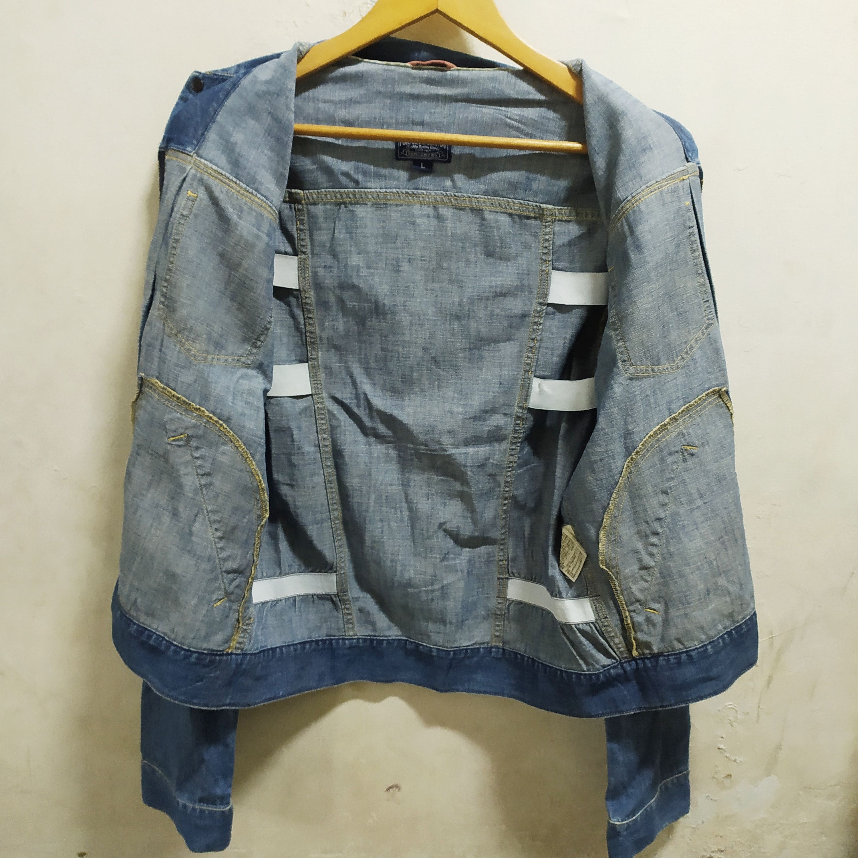 Polo Ralph Lauren × Vintage VTG Polo Jeans Company by Ralph Lauren Zip Up Denim Jacket Size US L / EU 52-54 / 3 - 10 Thumbnail
