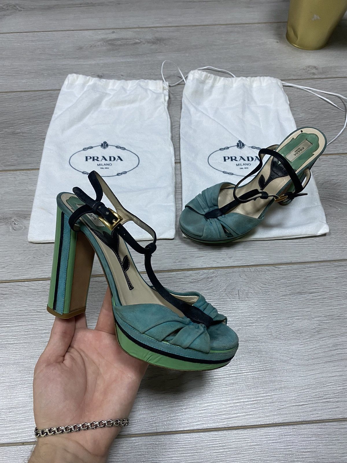 Prada PRADA Spring Summer 2003 Flower Kimono Mules | Grailed